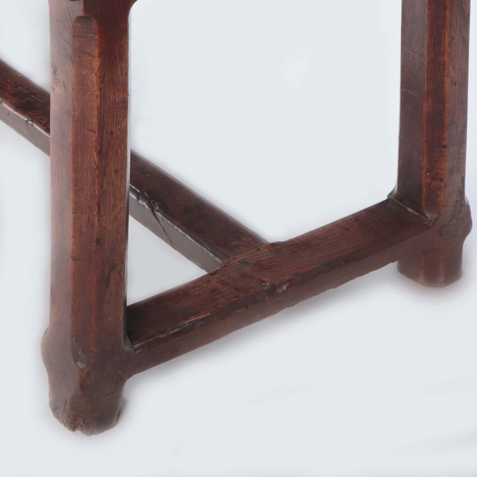 19th C French Oak Sofa Table or Console Table 3