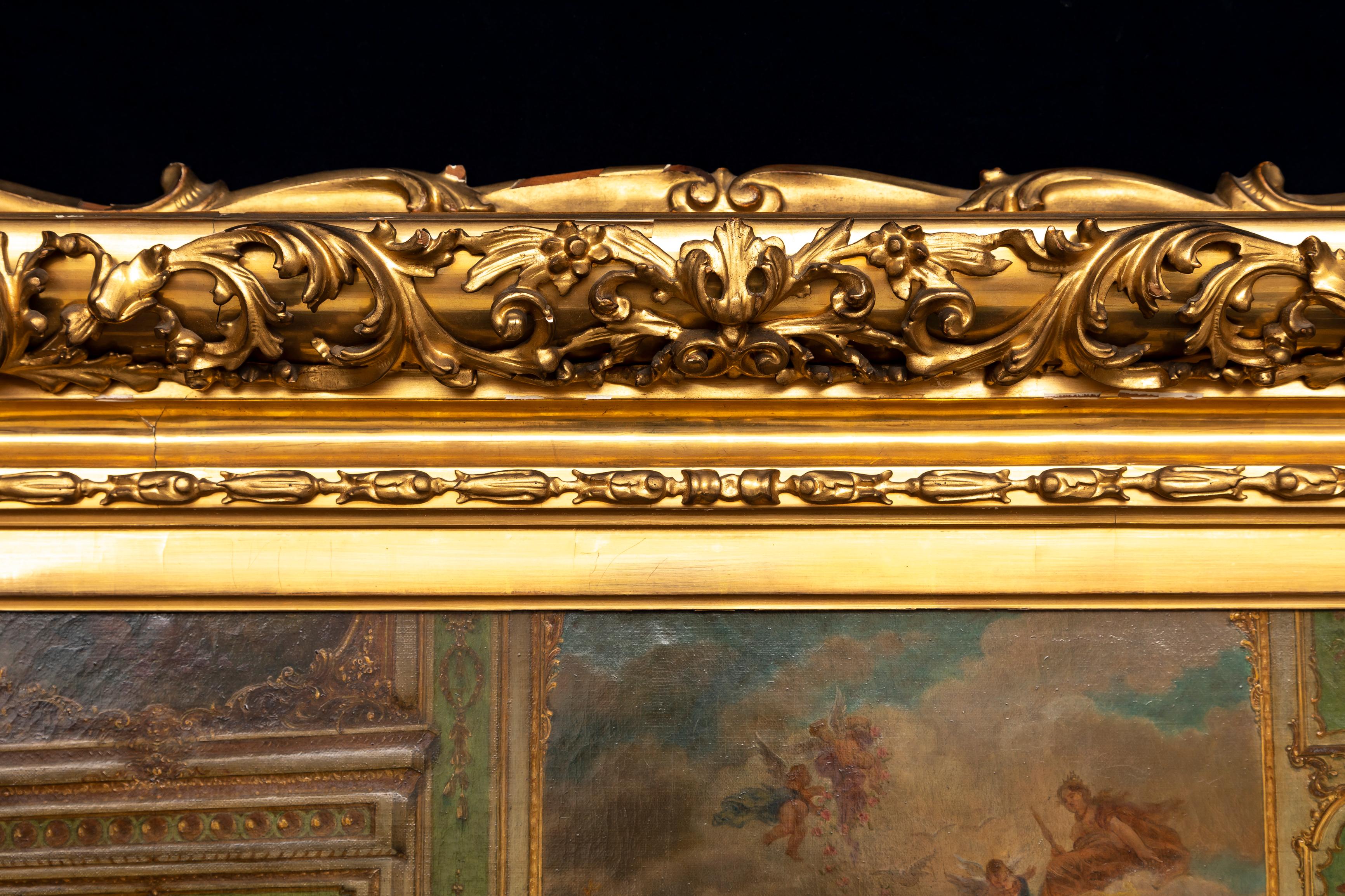 Huile sur toile italienne du 19e siècle « Le présent du cardinal » d'Arturo Ricci en vente 7