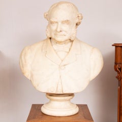 19th Century Marble Bust of Sir Thomas Spencer Wells, circa 1879