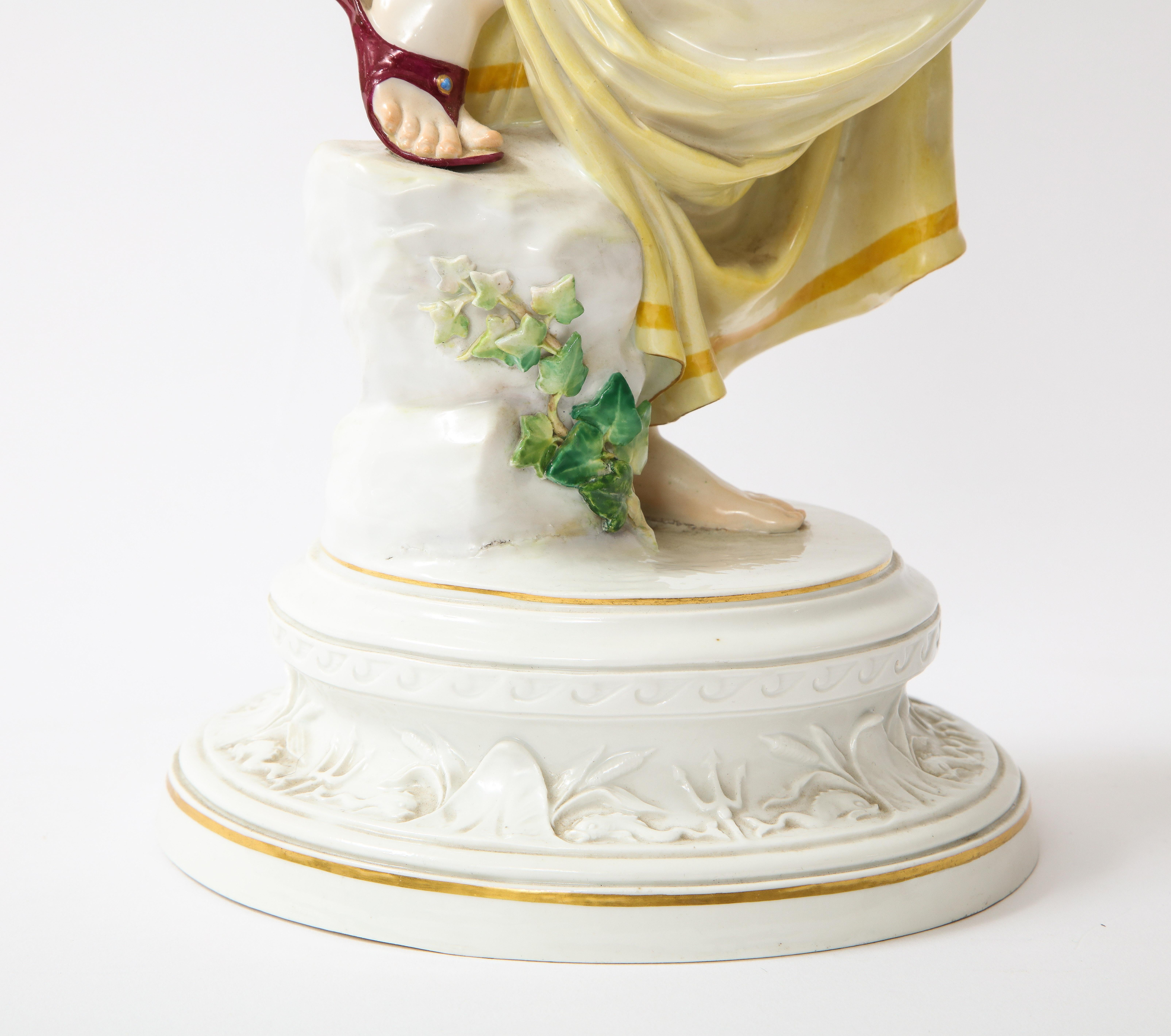 A 19th C. Meissen Porcelain Female Nude Figurine After The Bath, R. Ockelmann For Sale 2