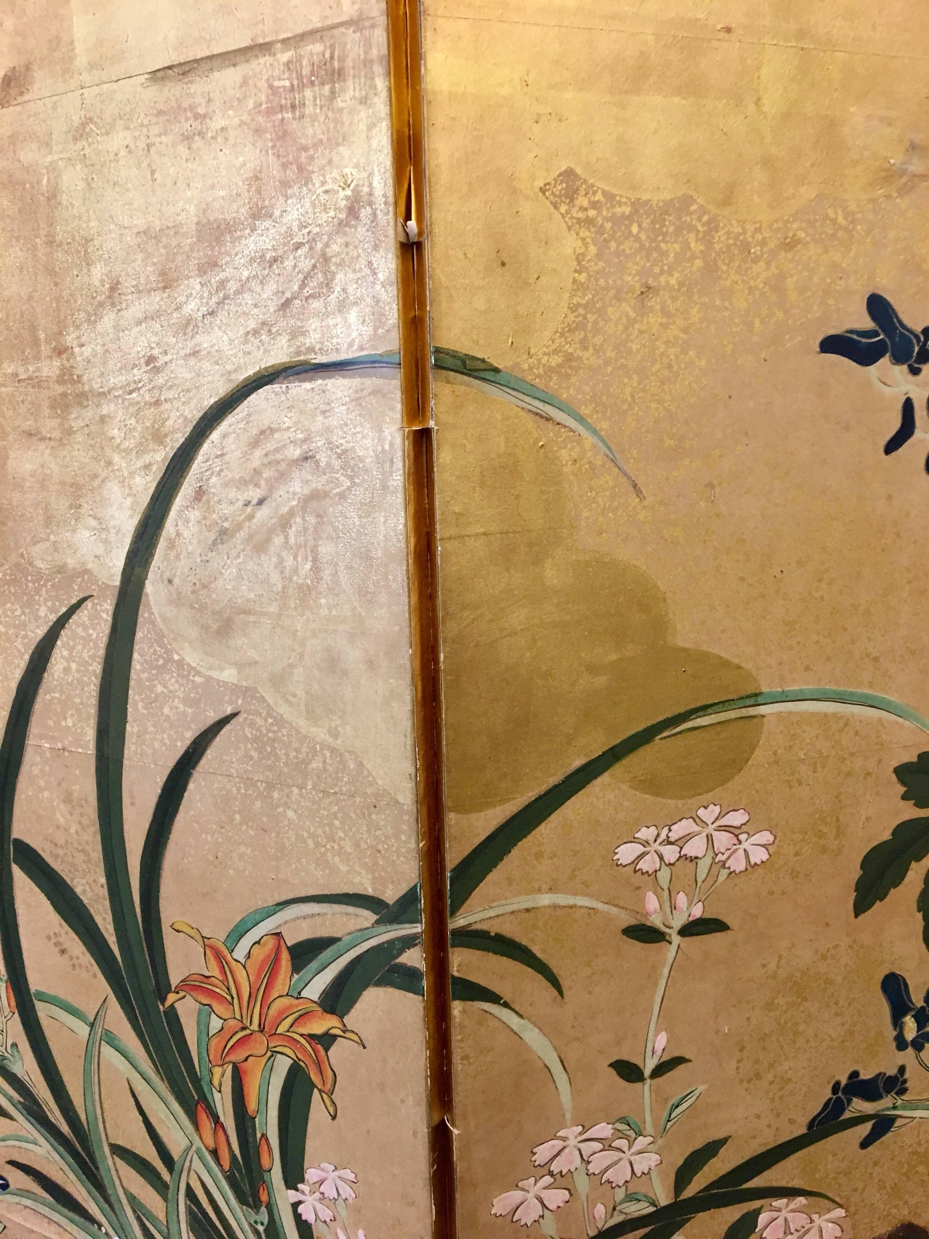 19th Century Six-Panel Screen For Sale 1