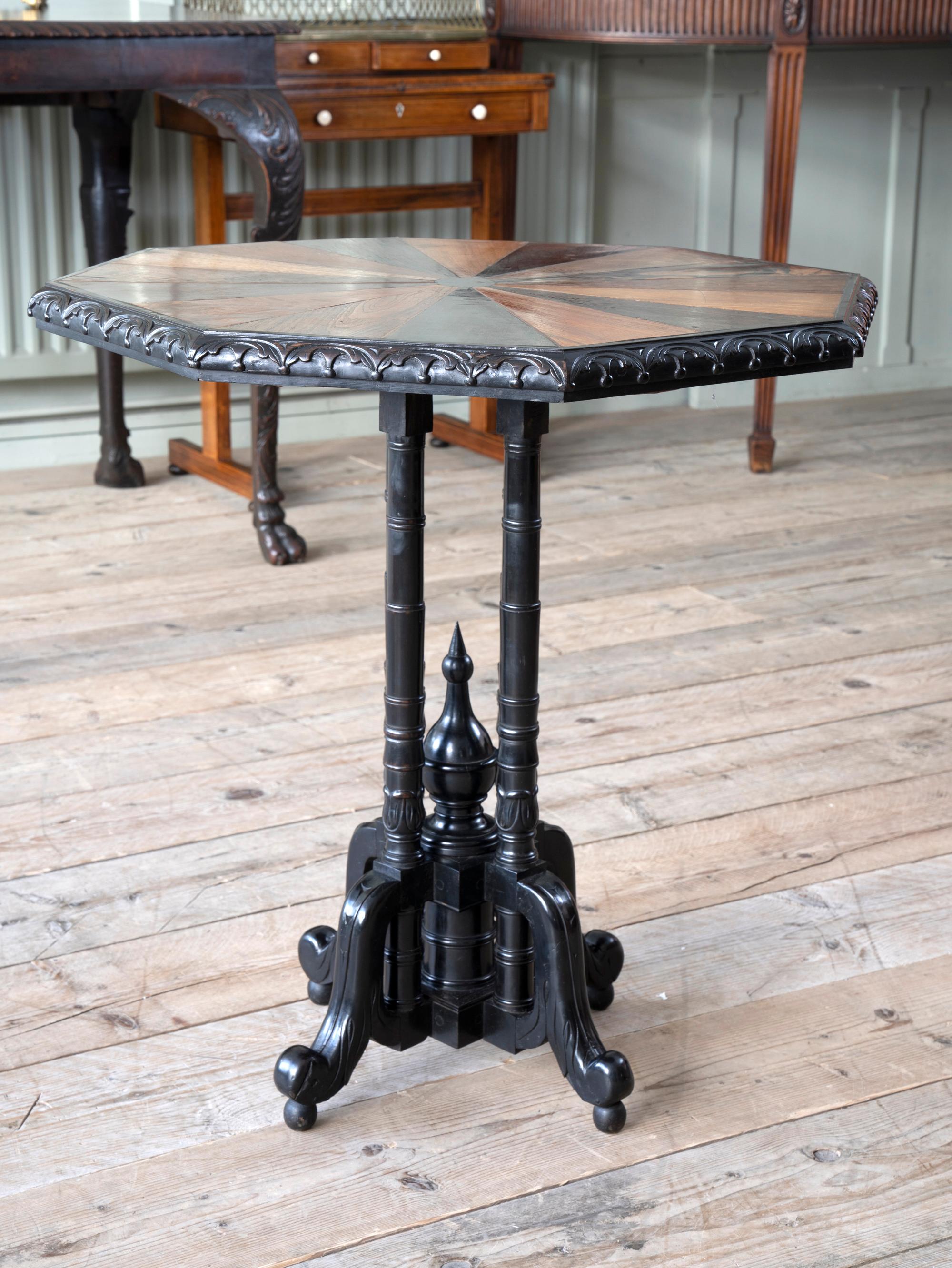 Hardwood 19th Century Anglo Indian Occasional Table