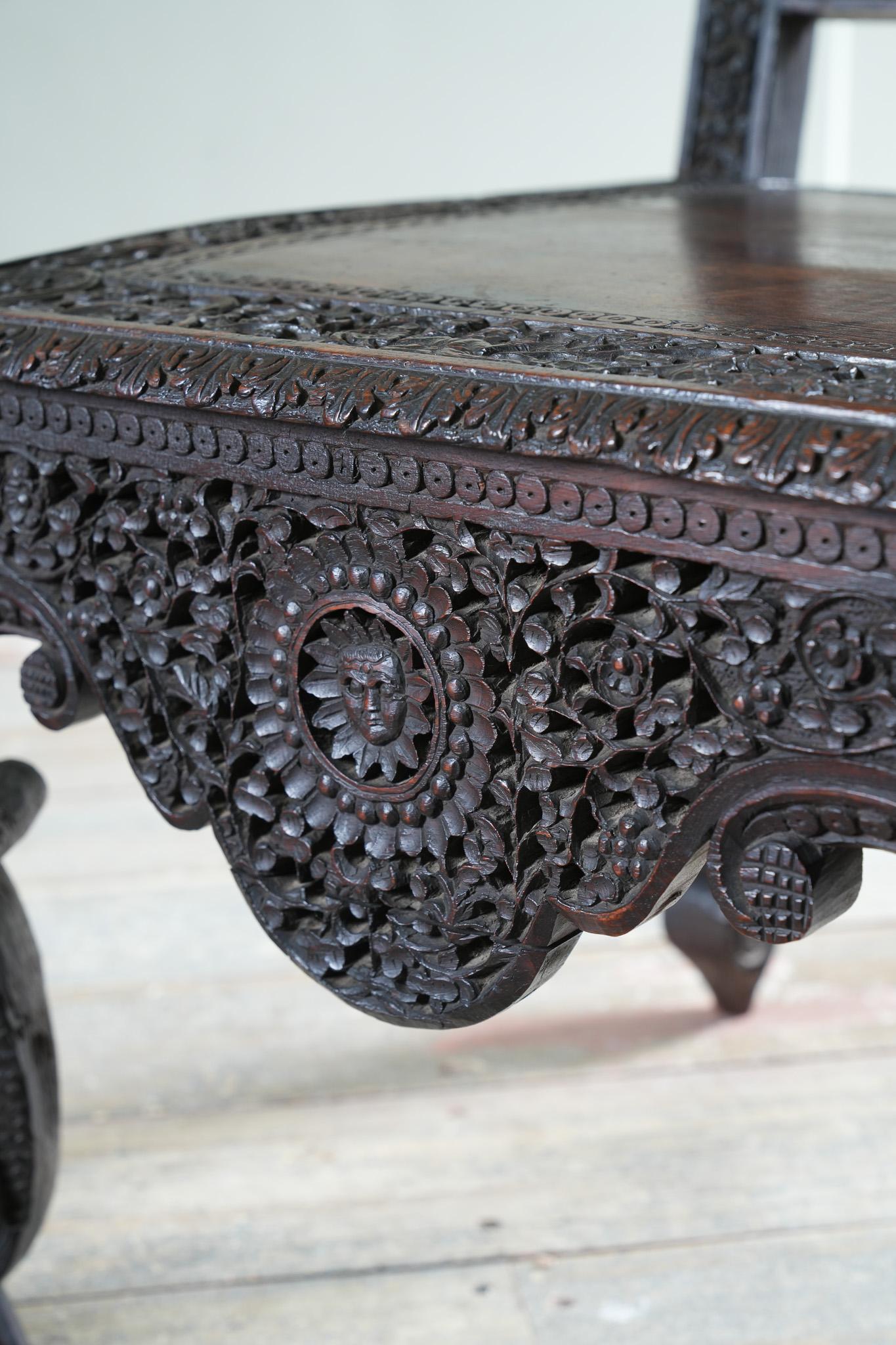 A 19th Century Anglo-Indian Side Chair For Sale 16