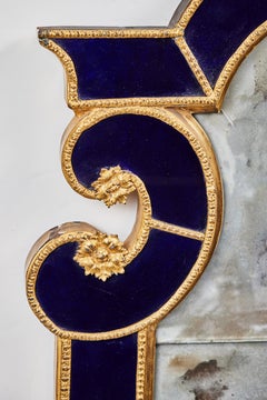 Miroir mural baltique du XIXe siècle