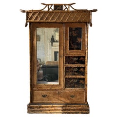 A 19th Century Bamboo Wardrobe