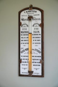 A 19th Century Barometer & Thermometer by T.W.Watson