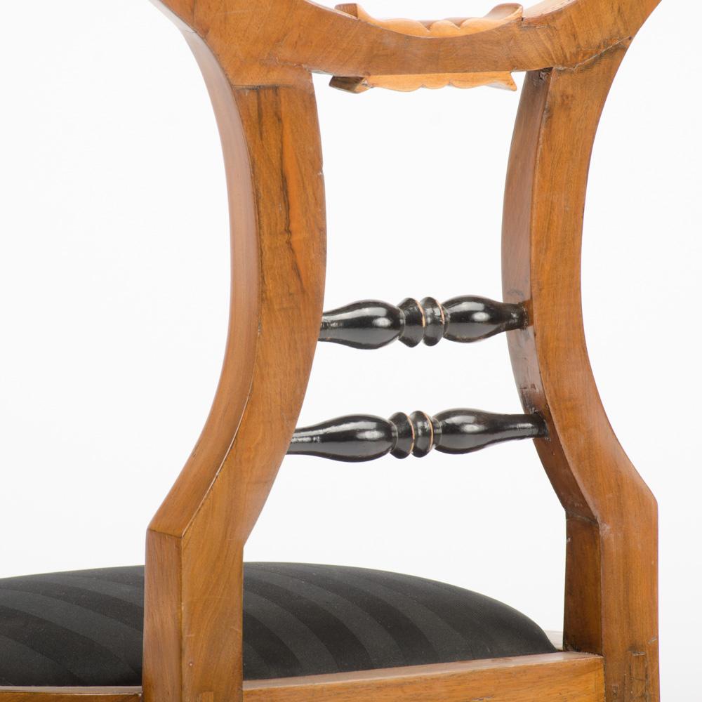 European A 19th Century Biedermeier Side Chair 