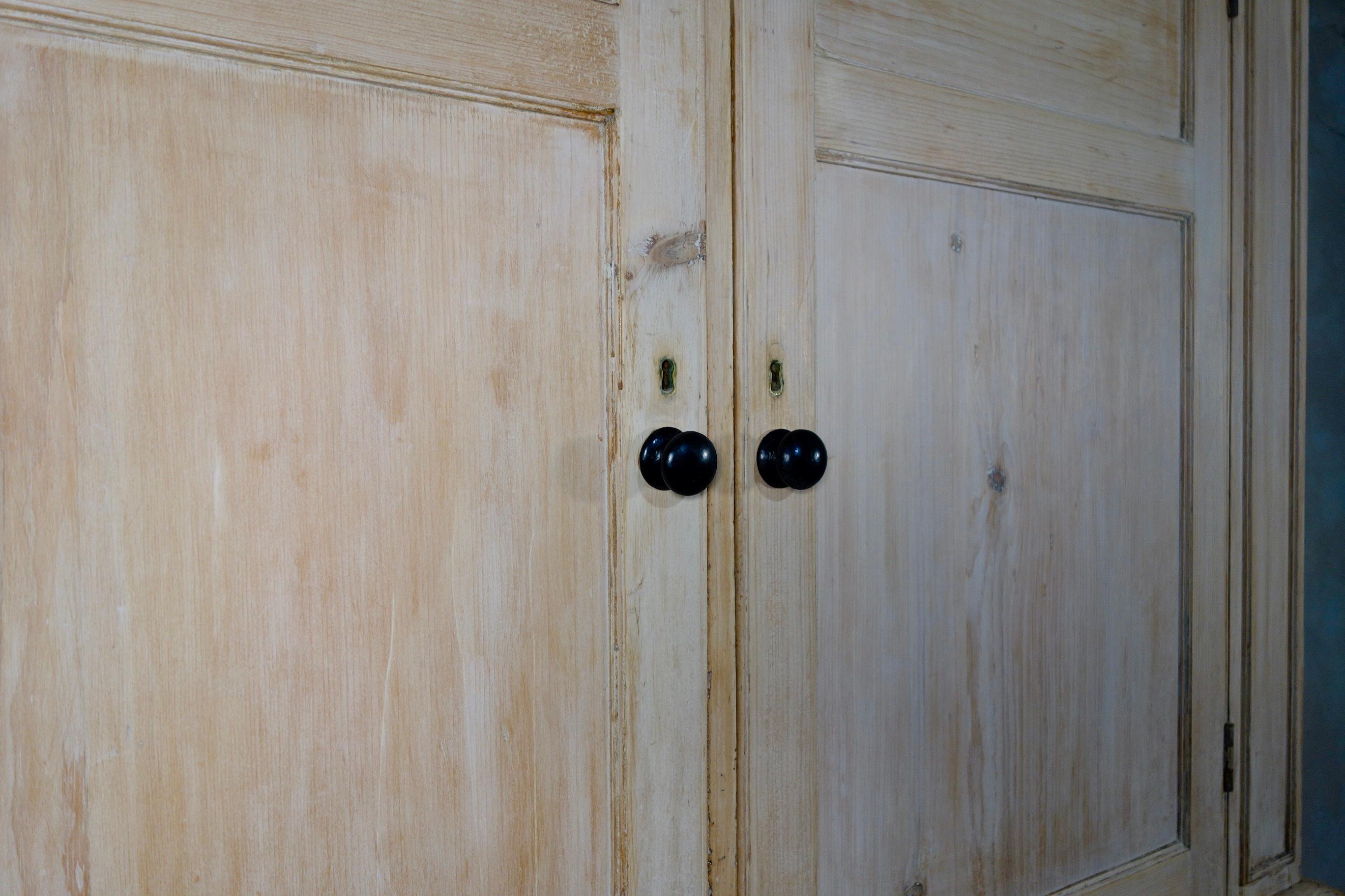 19th Century Bleached Housekeepers Cupboard 7