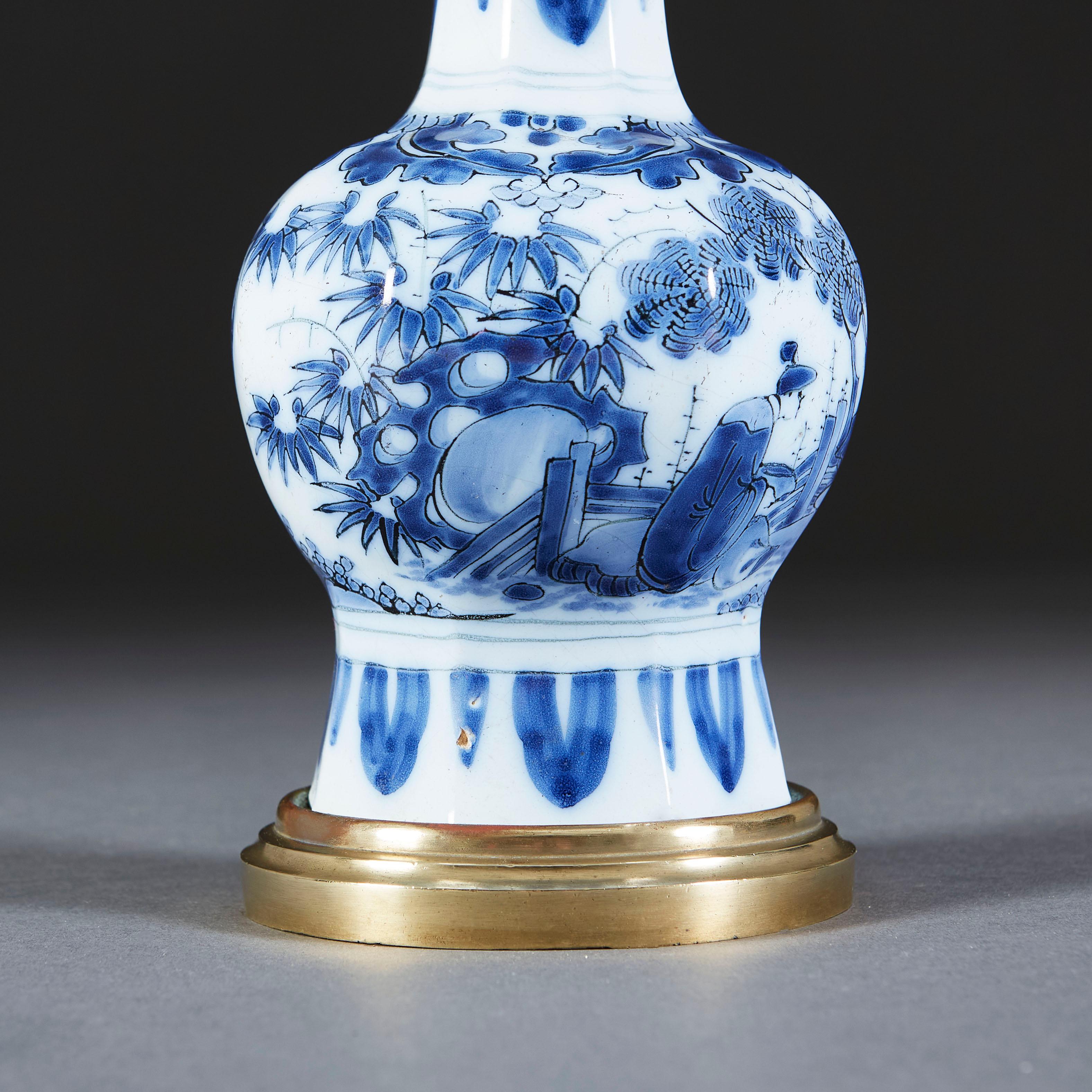 delft lamp base