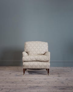 A 19th Century Bridgewater Howard and Sons Armchair, with Square Tapering Leg