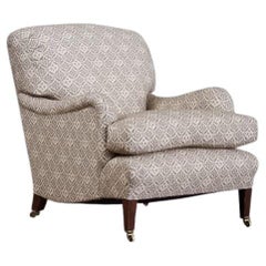 A 19th Century Bridgewater Howard and Sons Armchair, with Square Tapering Leg