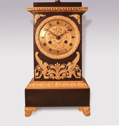 19th Century Bronze and Ormolu French Clock