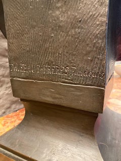 19th Century Bronze Bust from Thiebaut Freres Paris Foundry