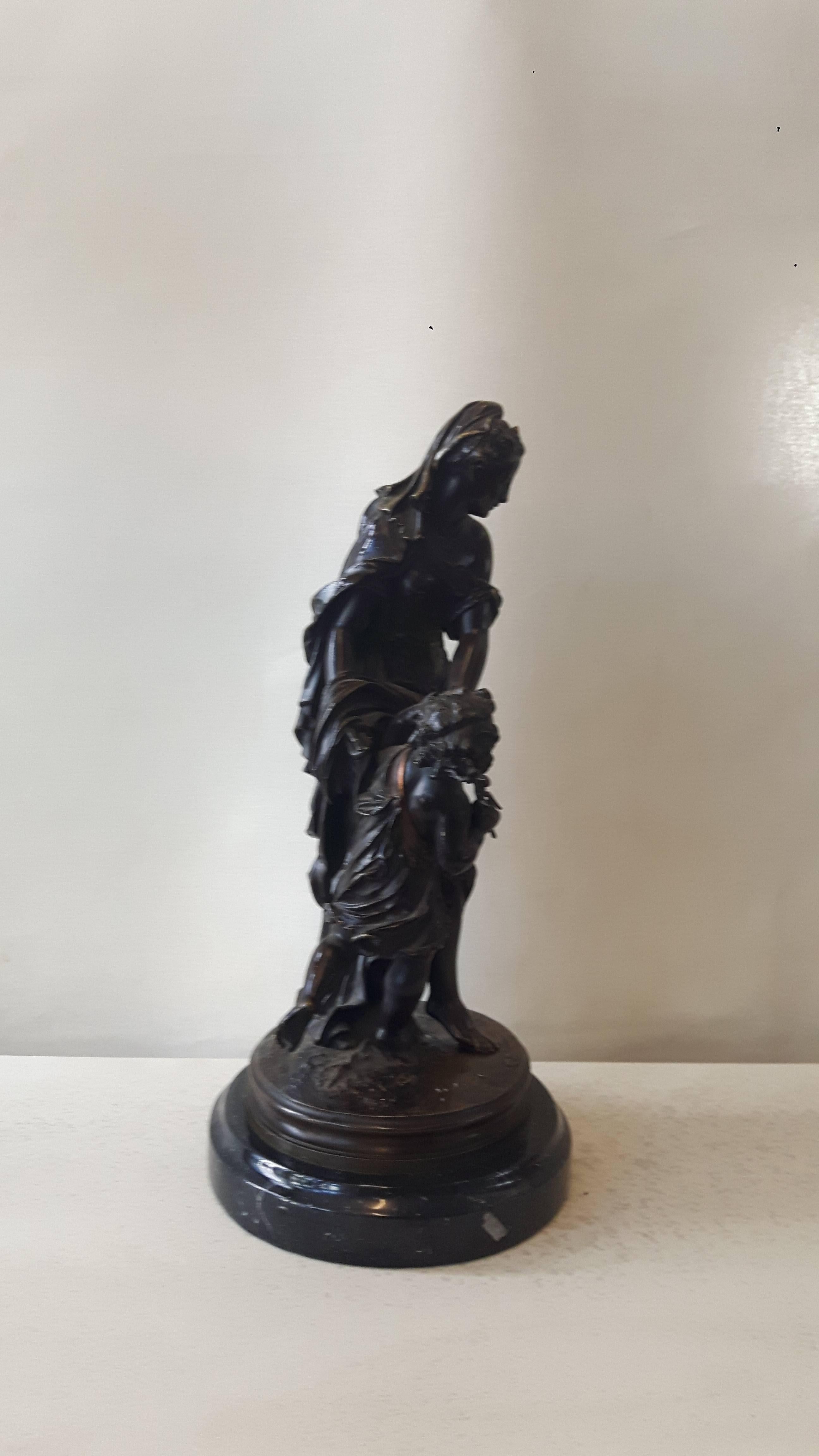 French 19th Century Bronze Figure For Sale