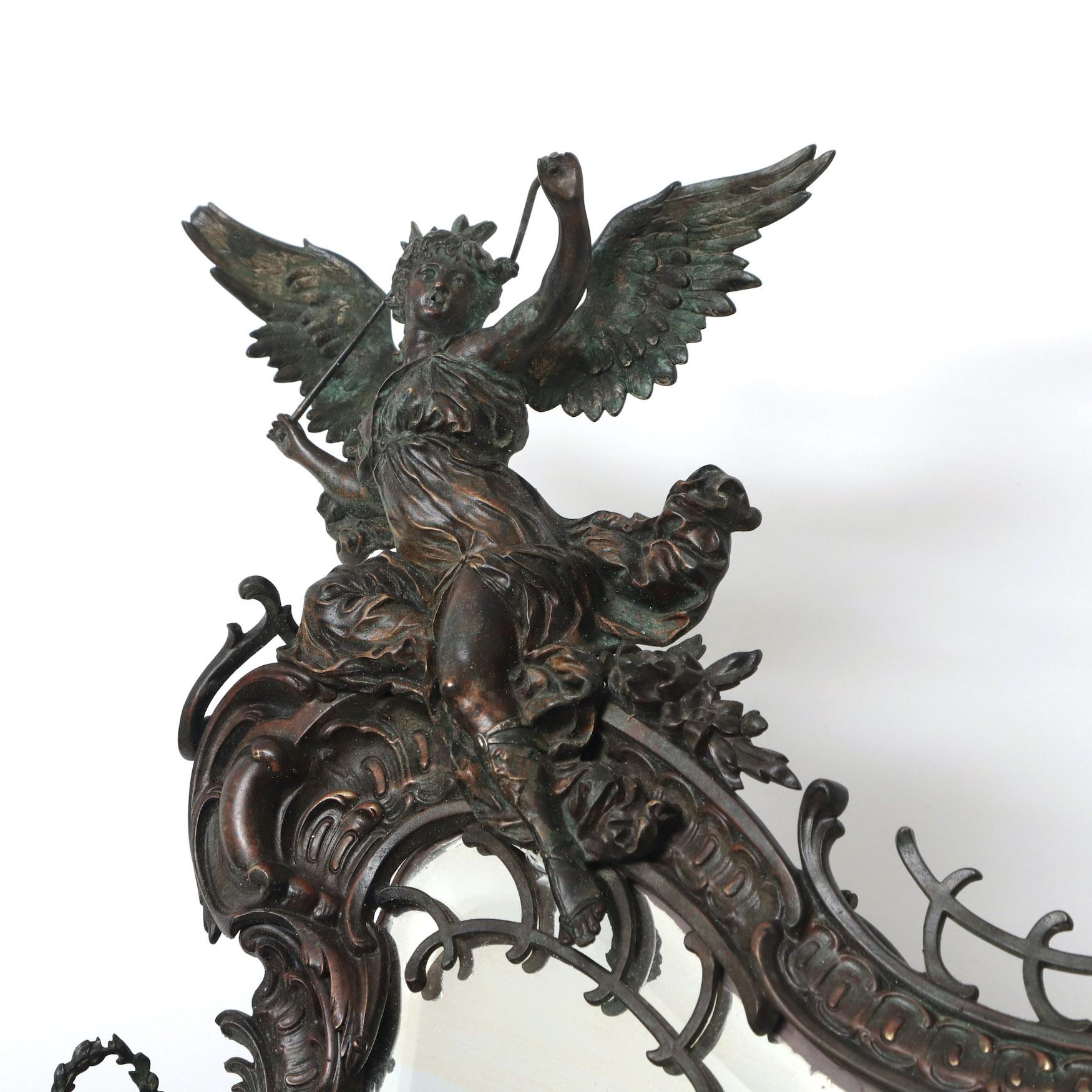 19th Century Bronze Mirror  For Sale 4
