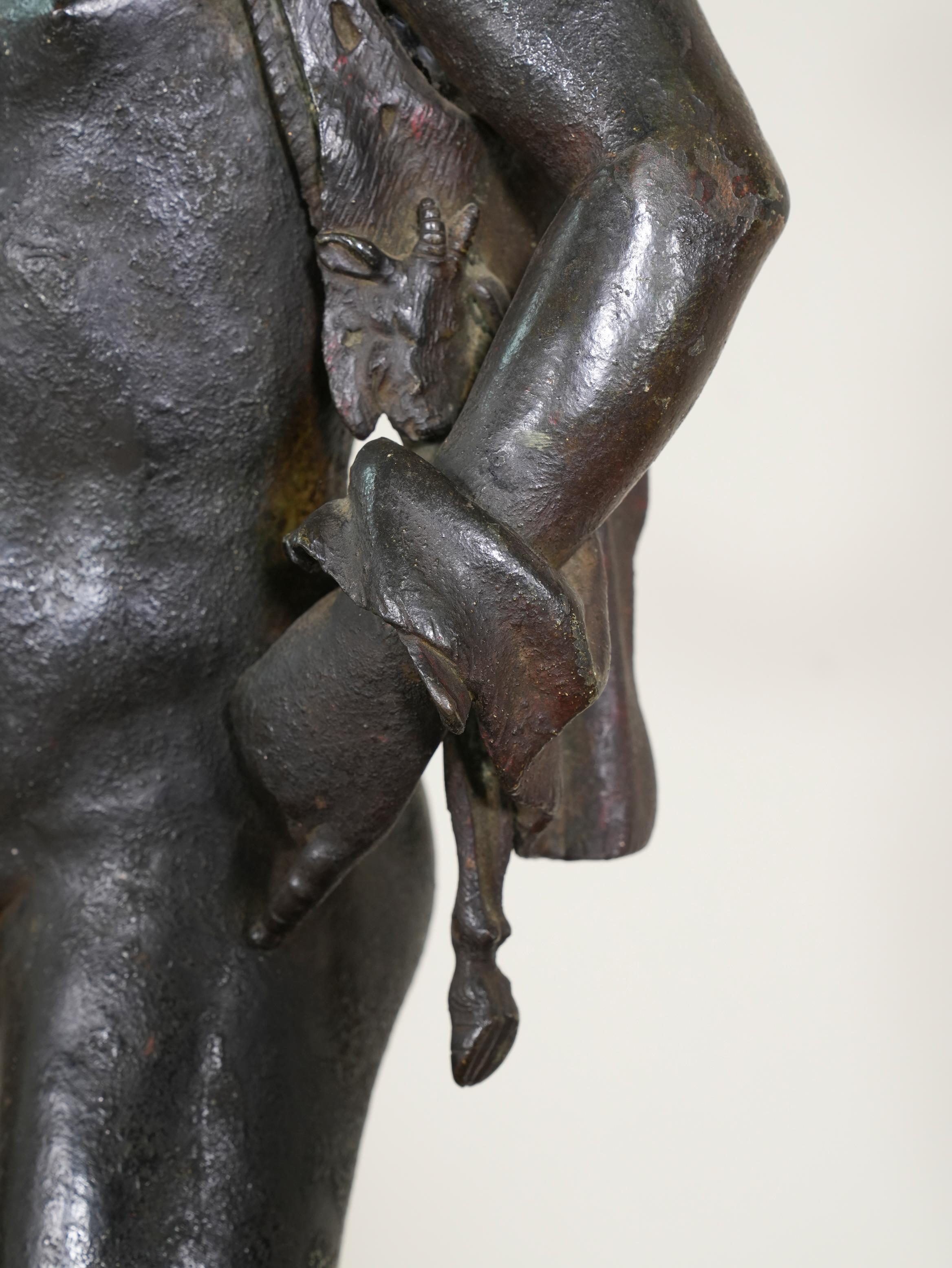 19th Century Bronze Narcissus by Sabatino 6
