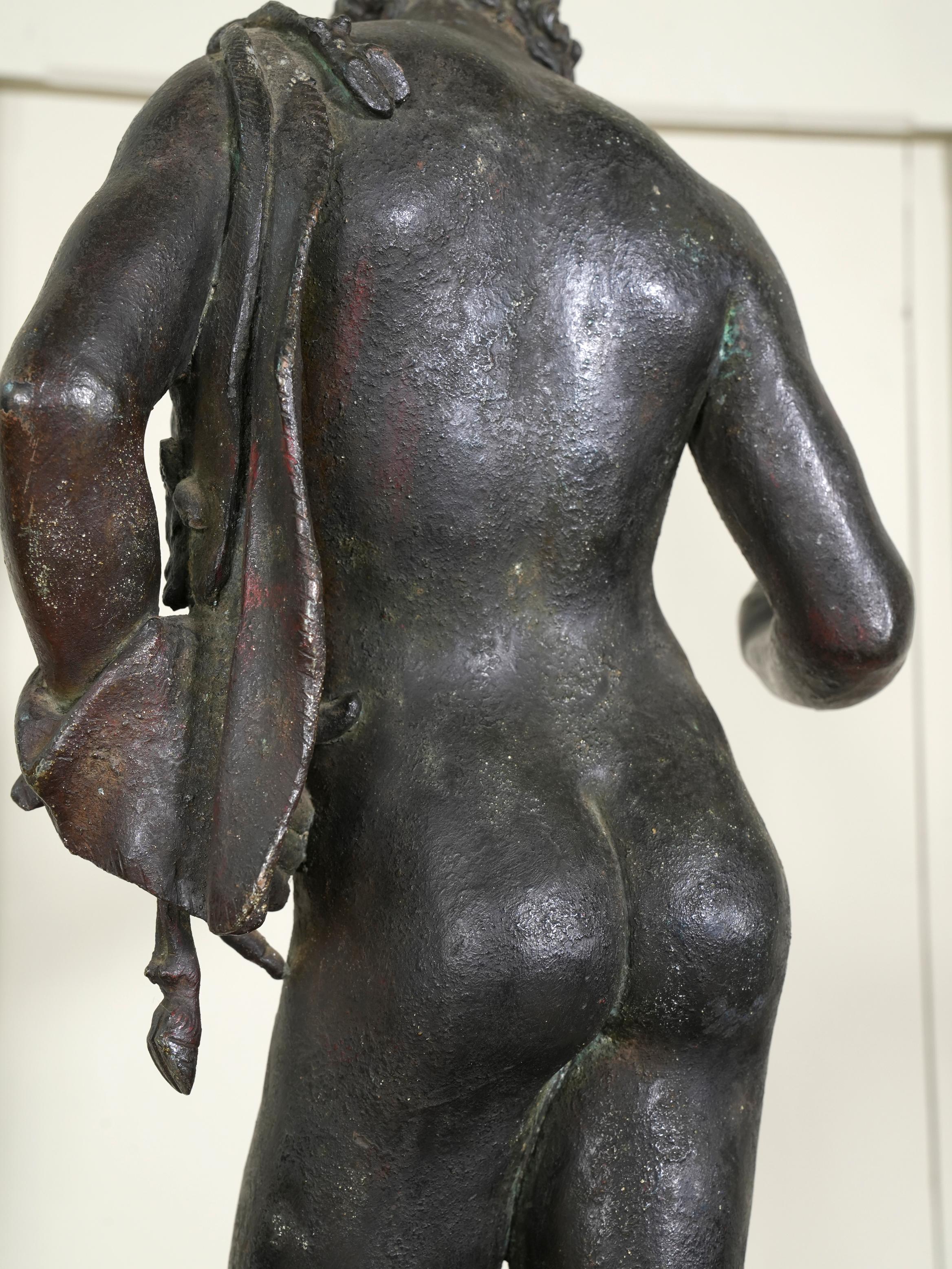19th Century Bronze Narcissus by Sabatino 2