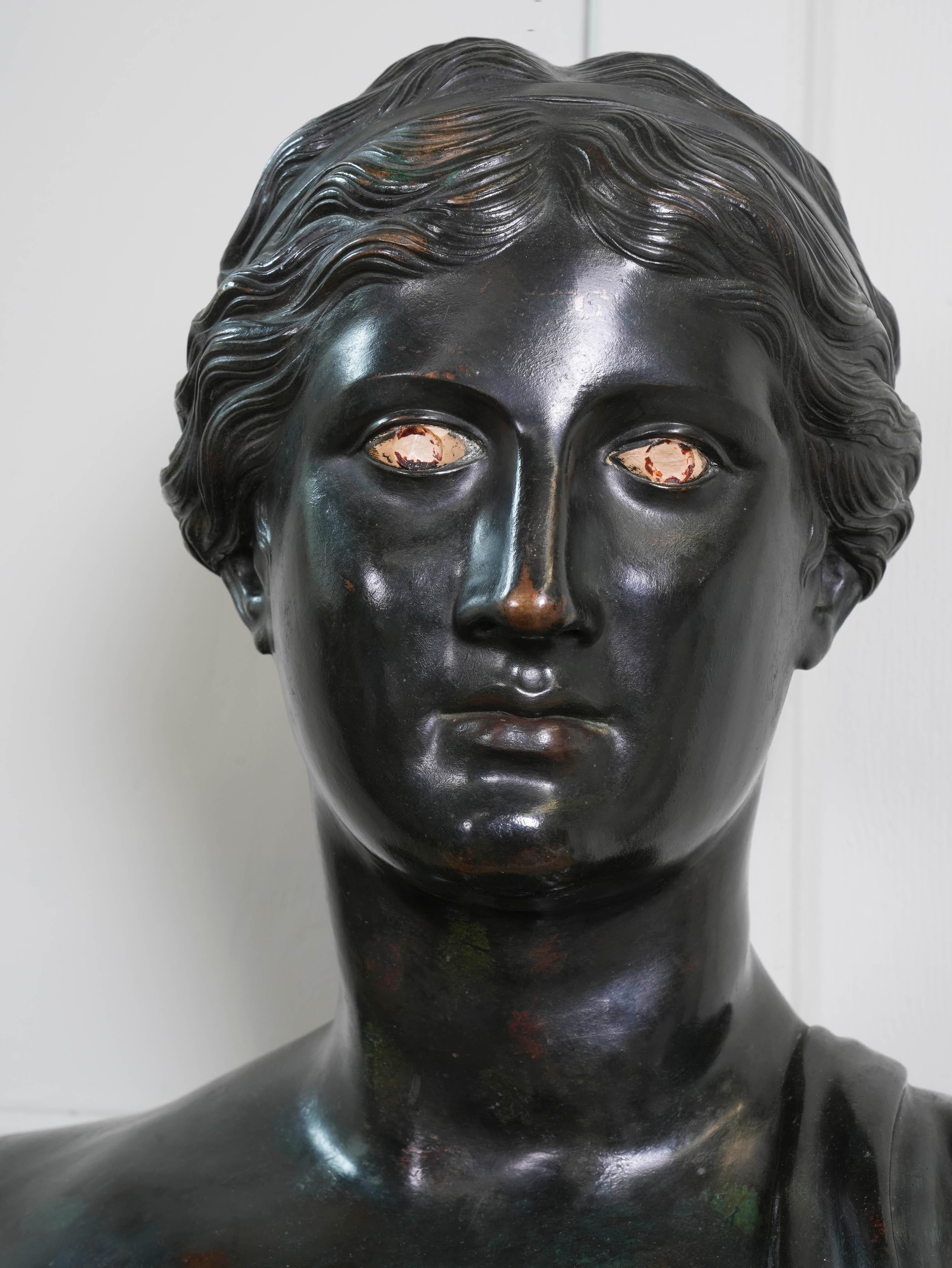 Italian 19th Century Bronze of the Poet Sappho