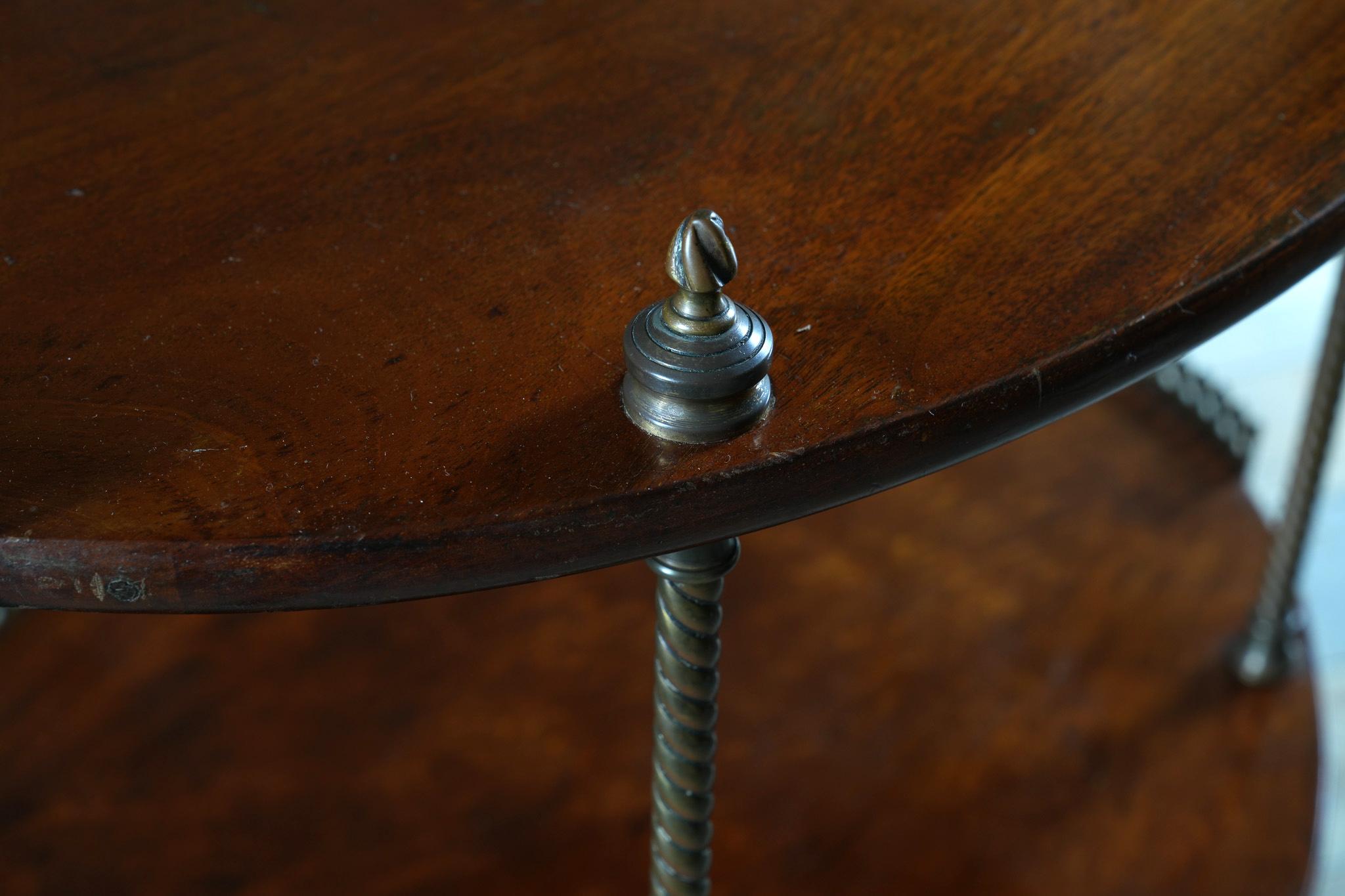 Mahogany A 19th Century Campaign Wash Stand