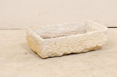 19th Century Carved Limestone Basin