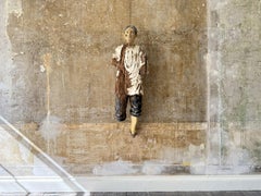 A 19th Century Carved Timber Figure