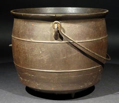 19th Century Cast Iron Cauldron or Kettle, Continental circa 1830