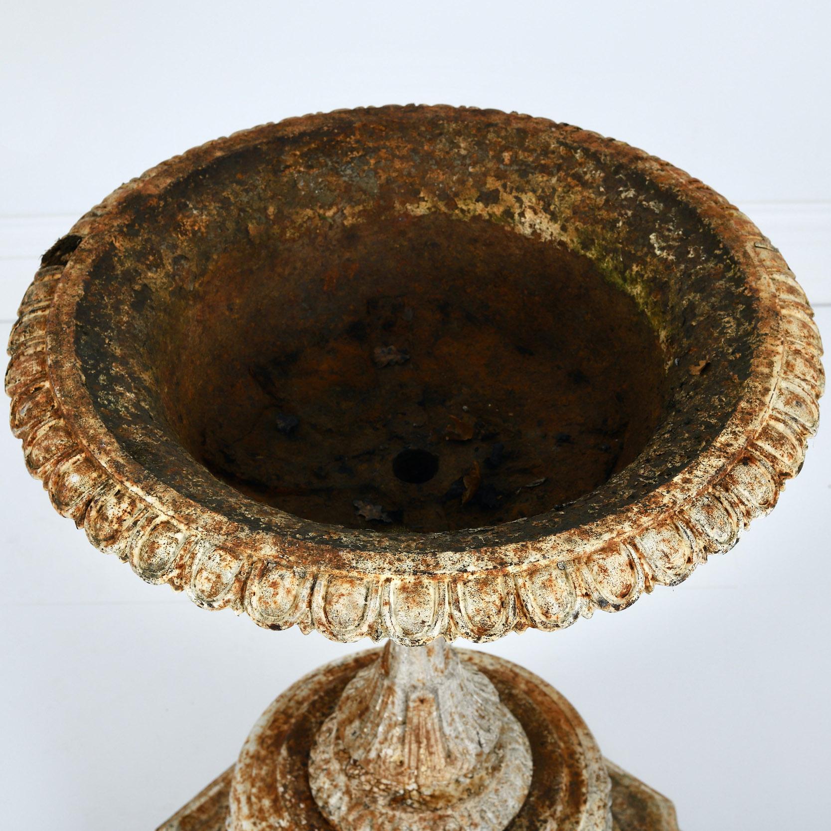 19th Century Cast Iron Urn 5