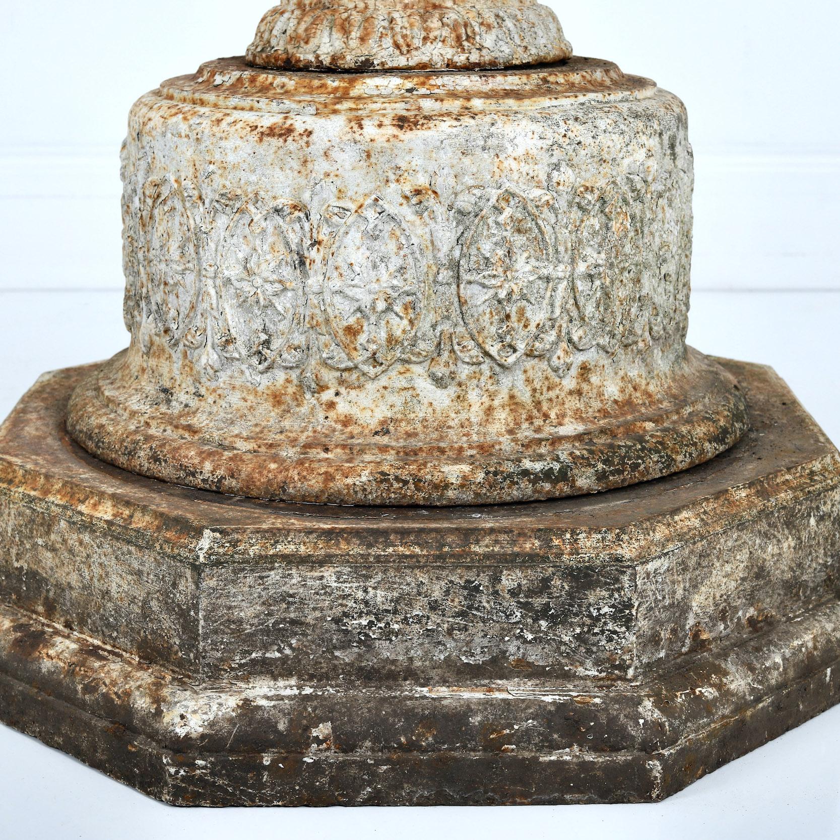 19th Century Cast Iron Urn 6