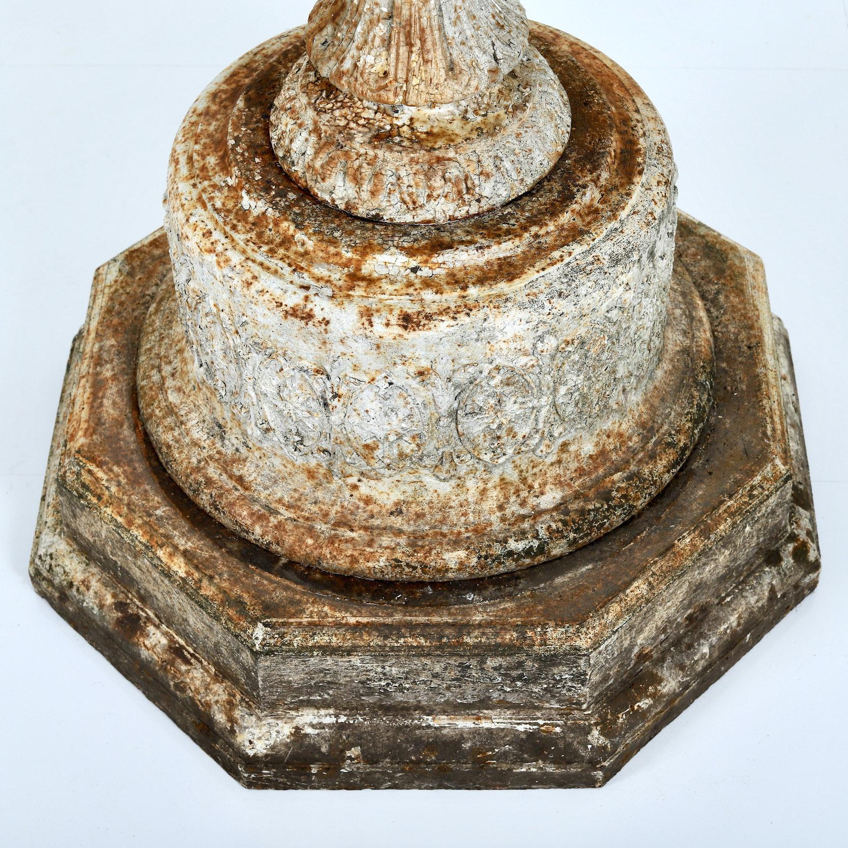 19th Century Cast Iron Urn 9