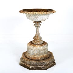 19th Century Cast Iron Urn