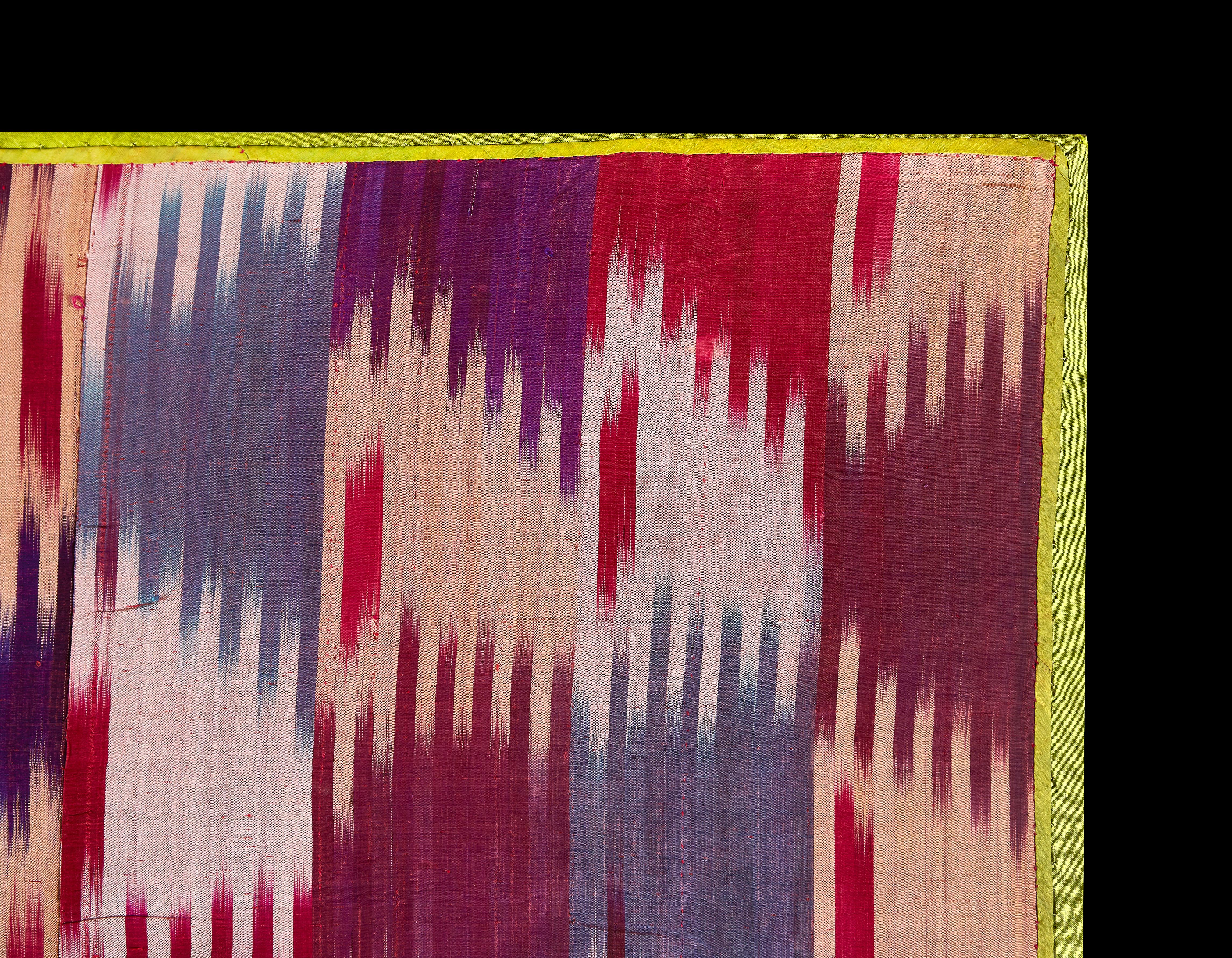 Early 20th Century Central Asian Ikat For Sale 1