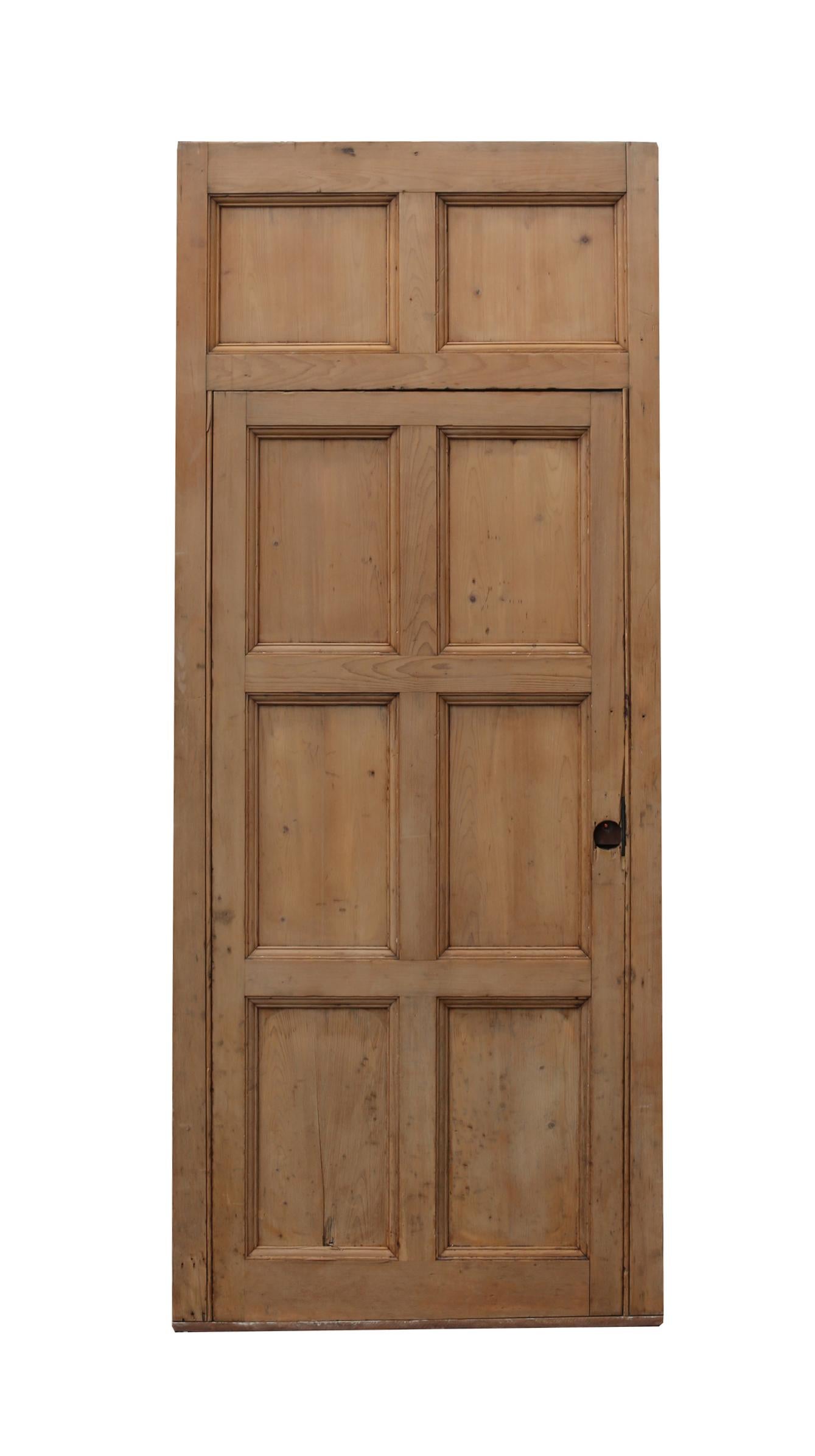 19th Century Chapel Door with Frame In Good Condition For Sale In Wormelow, Herefordshire