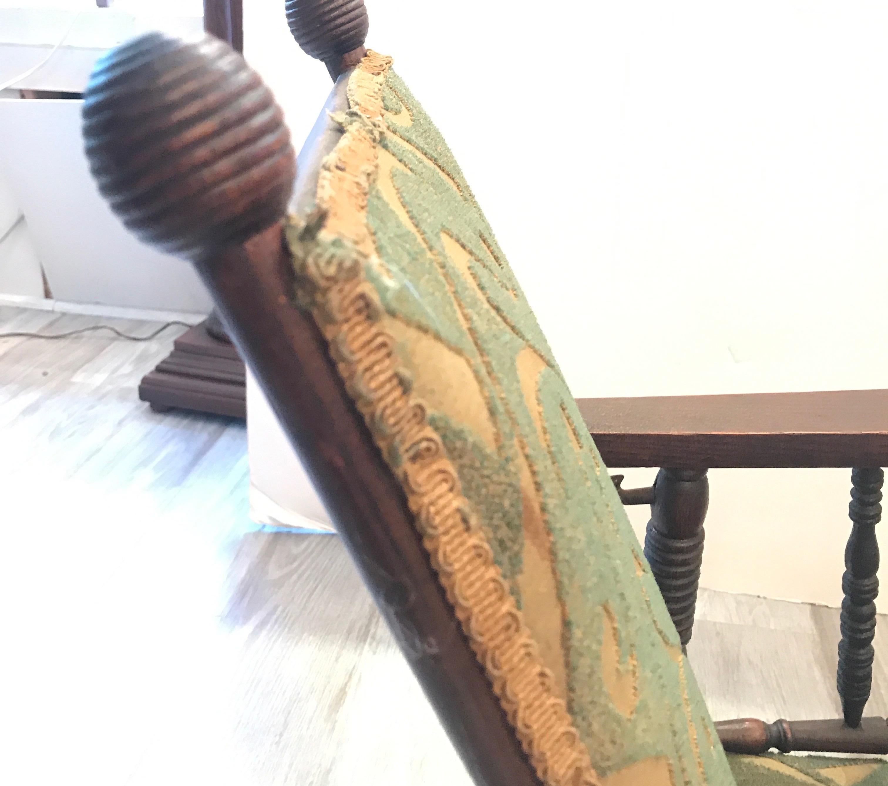 19th Century Childs Chair with Reclining Back For Sale 1