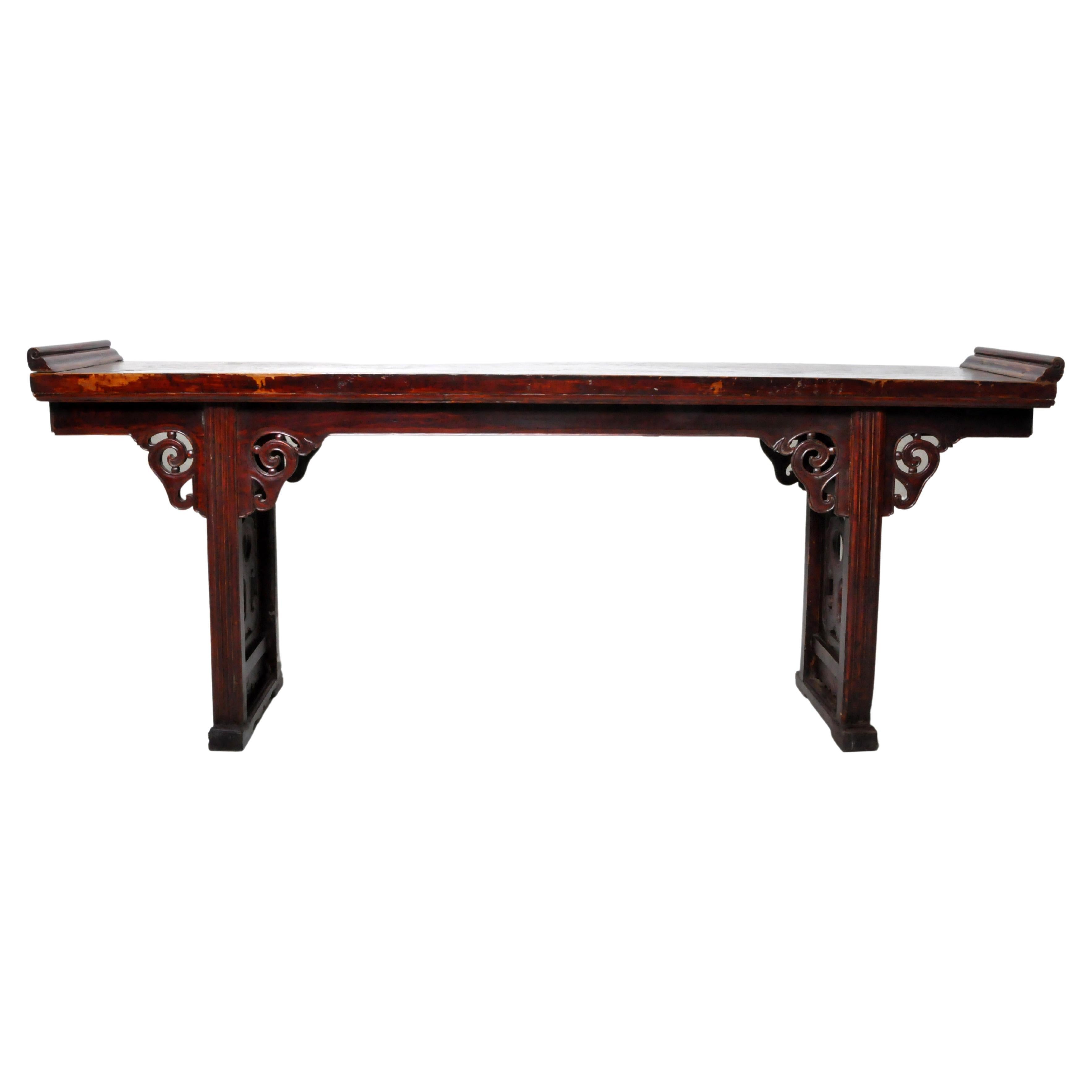 Table d'autel chinoise du XIXe siècle