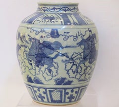 A 19th Century Chinese Blue and white Jar