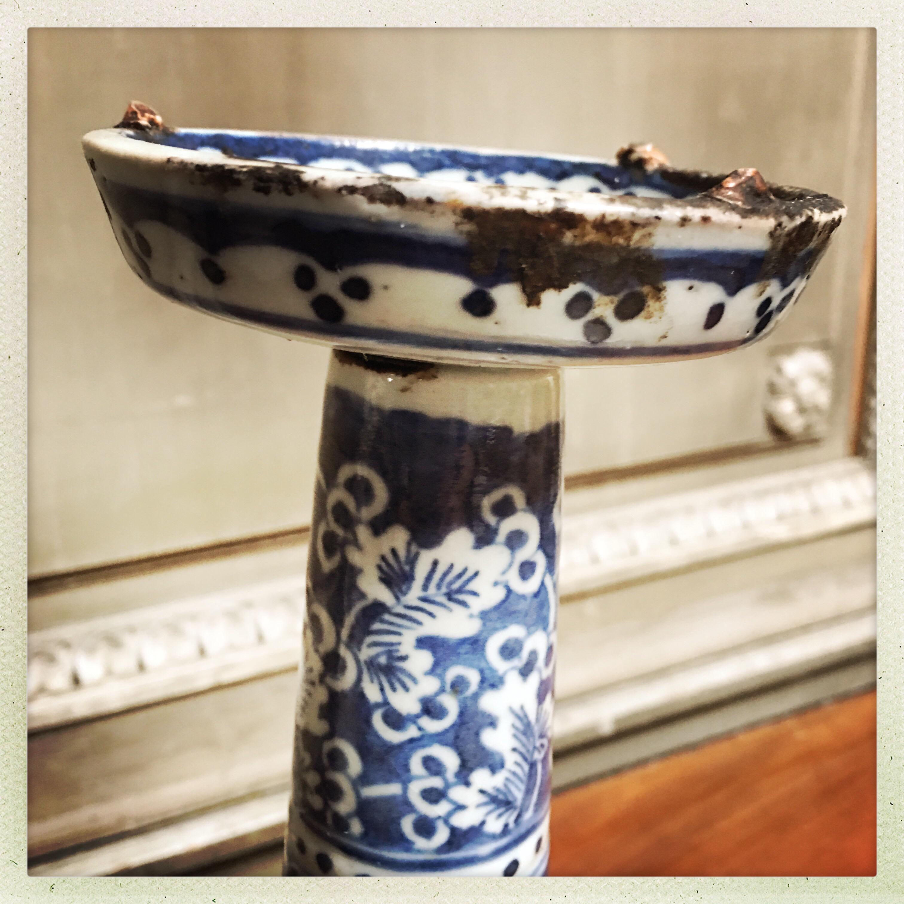 china blue candle
