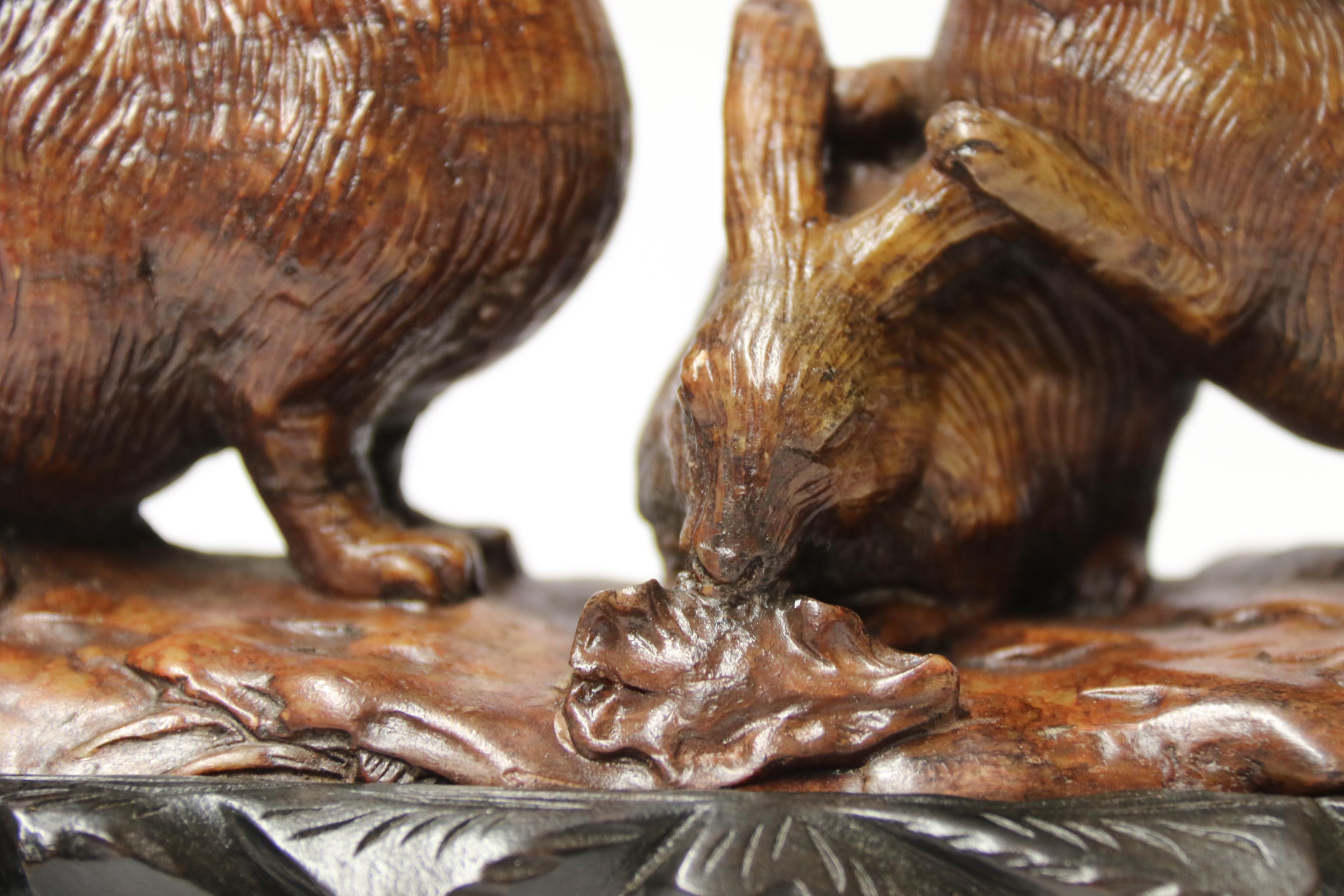 19th Century Chinese Carved Soapstone Rabbit Group, circa 1900 For Sale 5