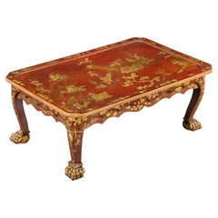 A 19th Century Chinese Red Lacquer Coffee Table
