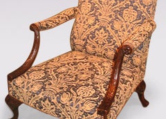19th Century Chippendale Style Gainsborough Armchair