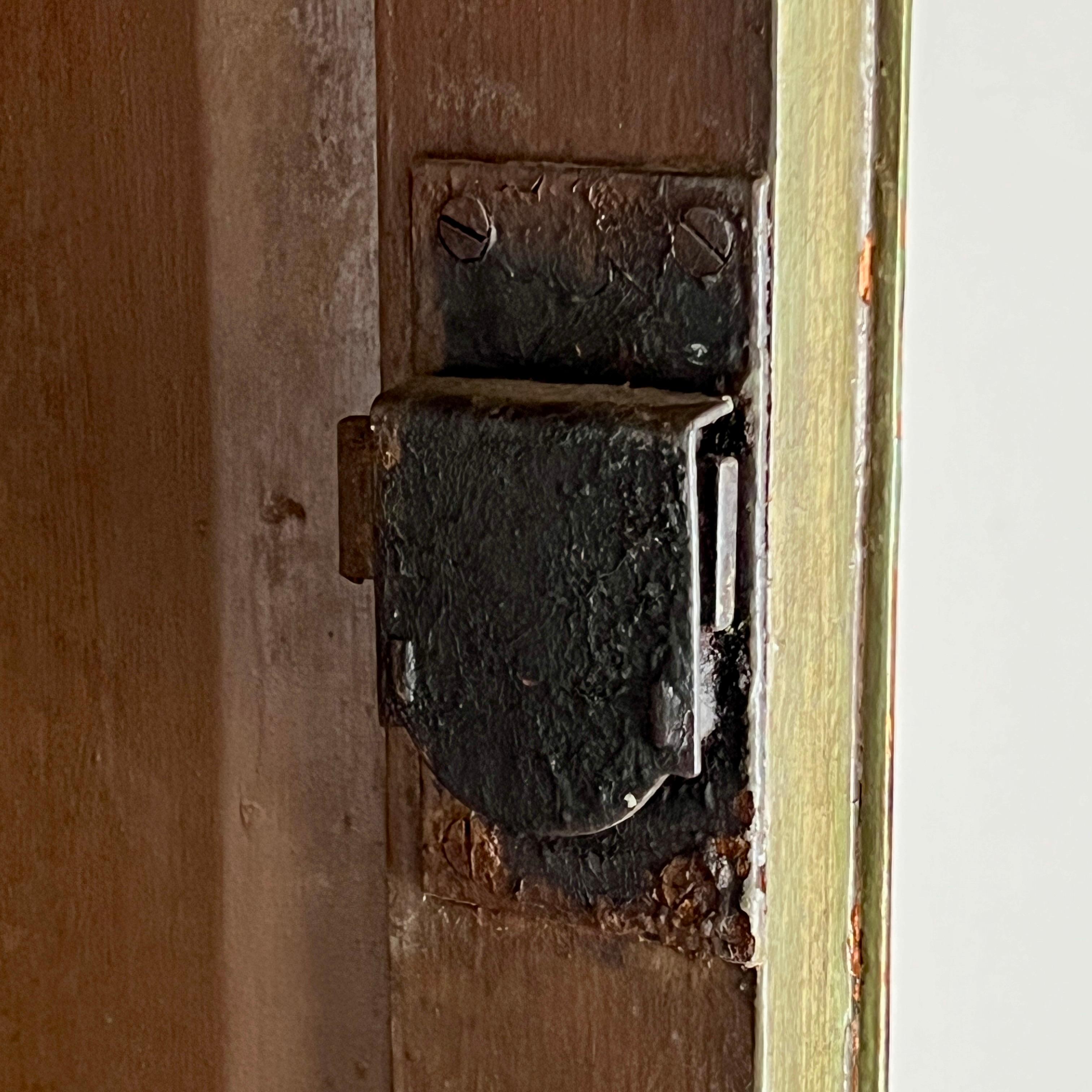 Kontinentaler bemalter Schrank oder Larder aus dem 19. Jahrhundert im Angebot 8