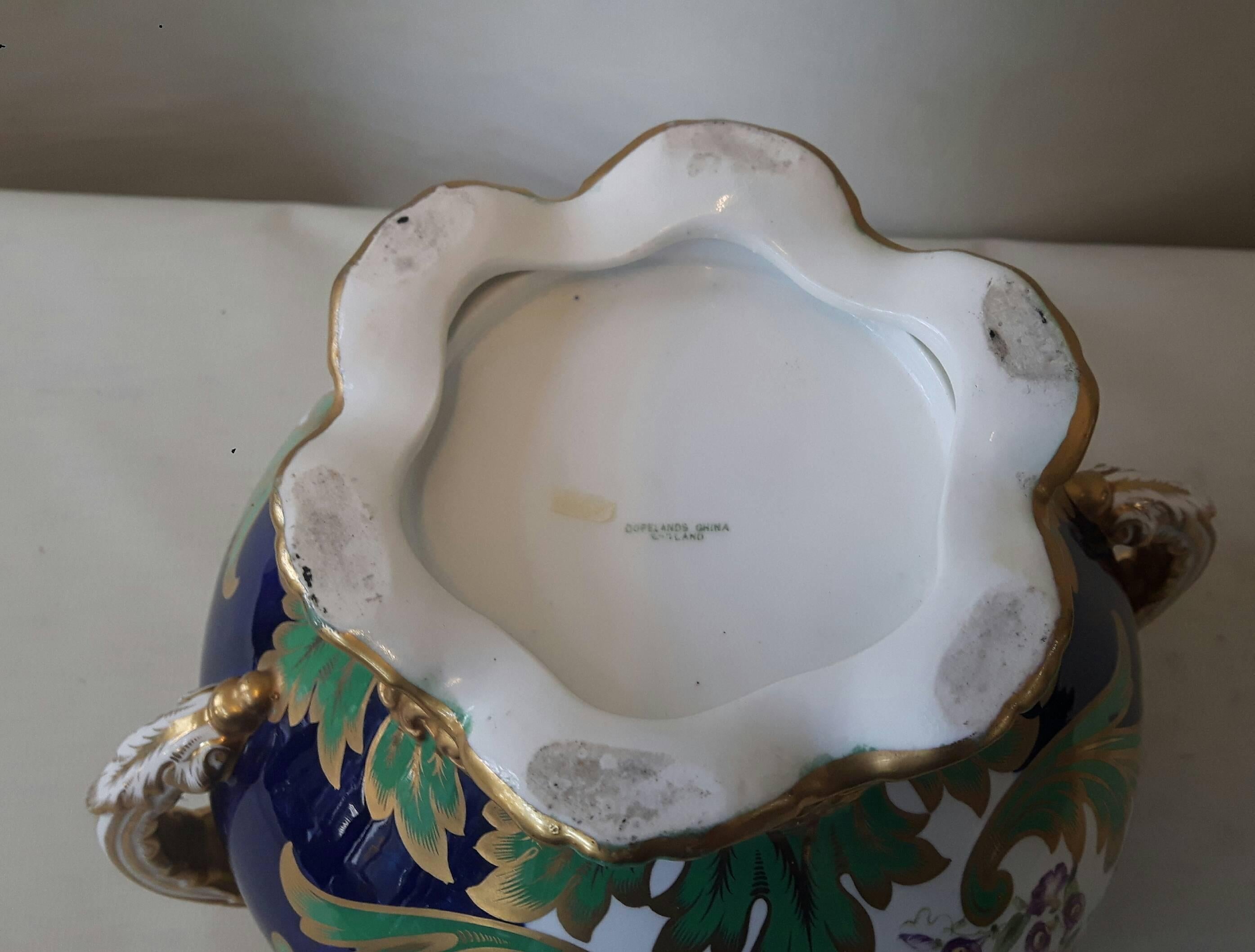 Glazed 19th Century Copeland Cachepot For Sale