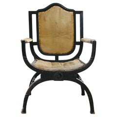 A 19th Century Curule Armchair