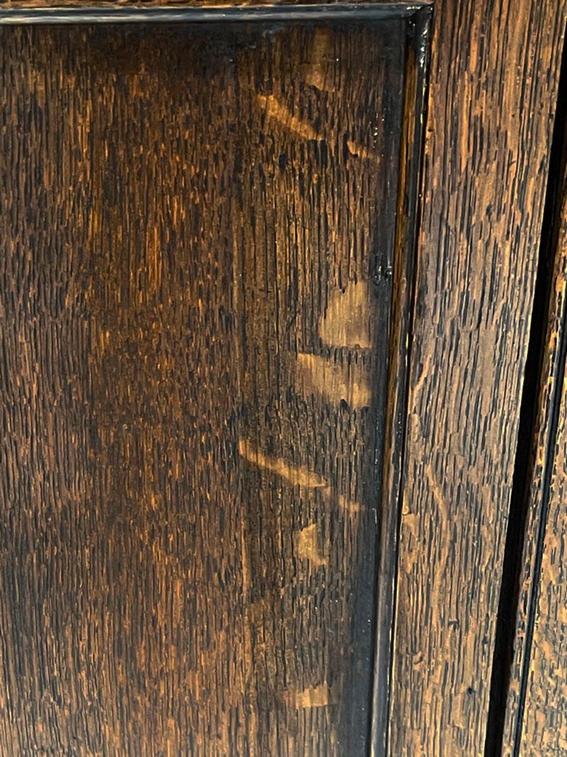 19th Century Dutch Oak Display Corner Cabinet For Sale 6