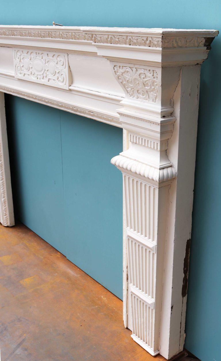19th Century English Fire Mantel For Sale 1