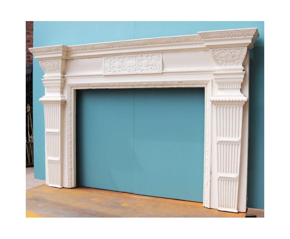 19th Century English Fire Mantel For Sale 3