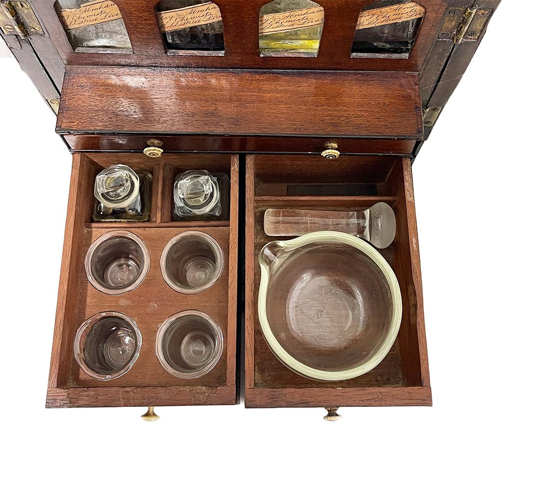 19th Century English Medicine Chest by Clay and Abraham, Liverpool For Sale 10