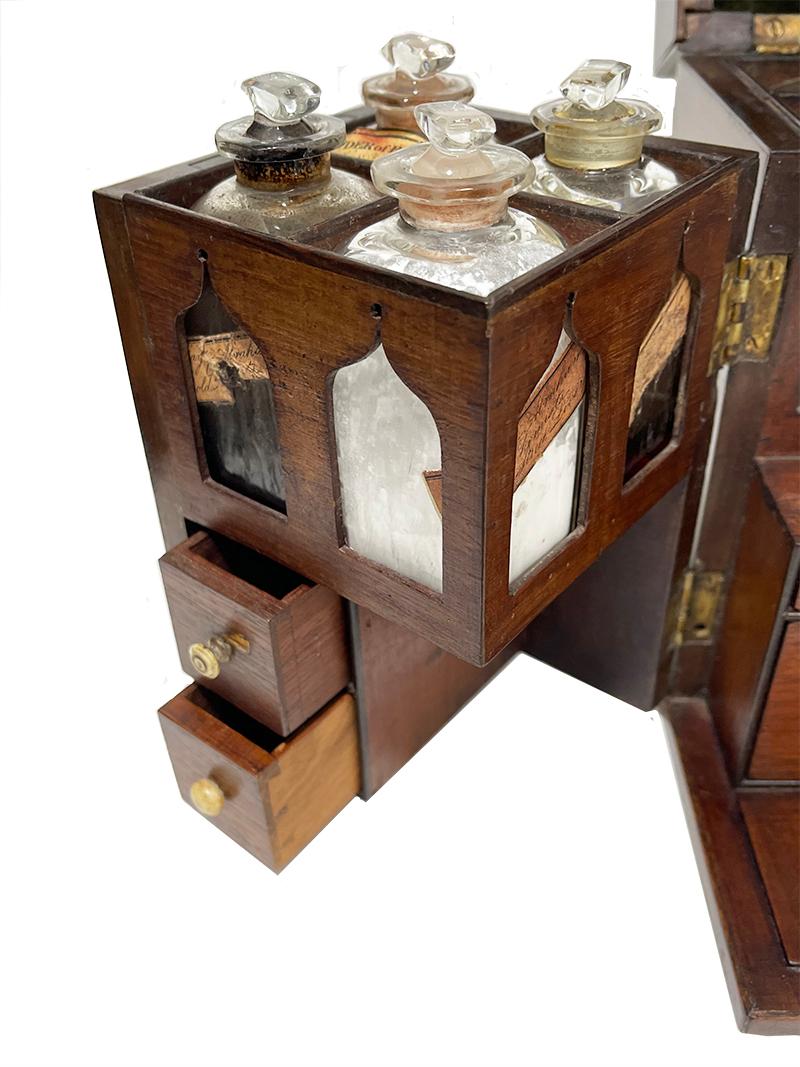 19th Century English Medicine Chest by Clay and Abraham, Liverpool For Sale 13