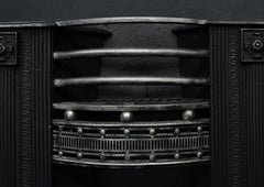 A 19th Century English Regency Cast Iron Hob Grate