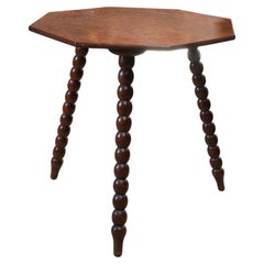 Antique A 19th Century Figured Walnut Occasional Table
