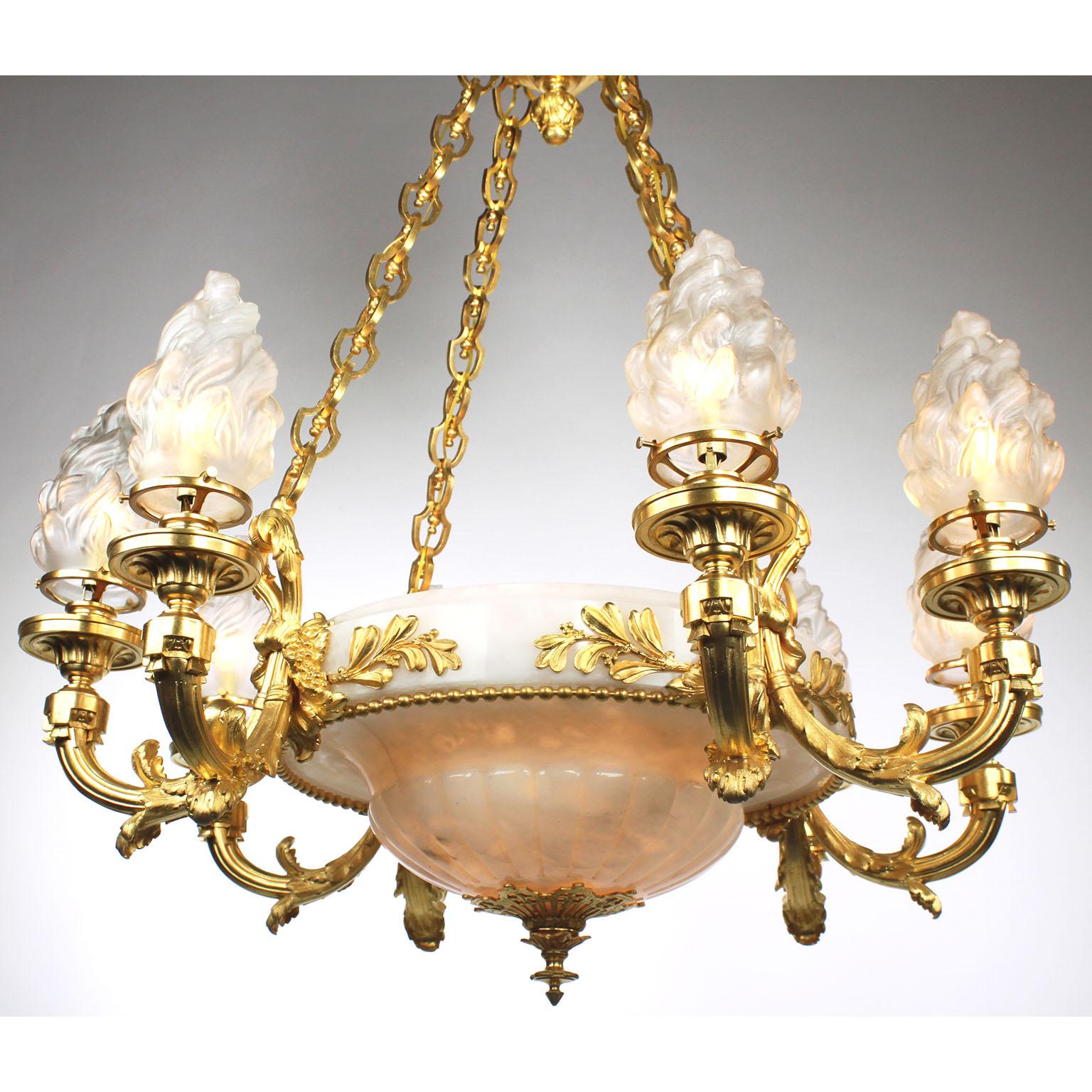 neoclassical chandeliers
